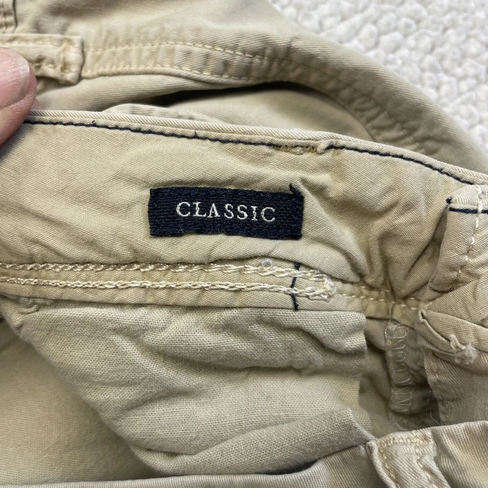 American Eagle Shorts Mens 32 Tan Classic‎ Ne(x)t Level Flex Khaki Chino Stretch